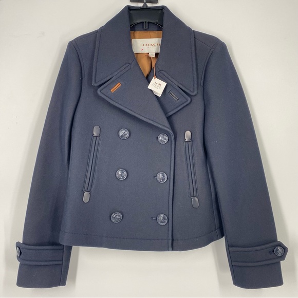 Coach Jackets & Blazers - Coach Mini Navy Peacoat NWT